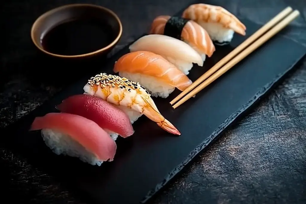 Difference between sashimi and nigiri