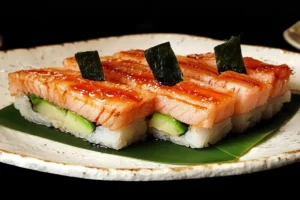 Aburi Salamon sushi