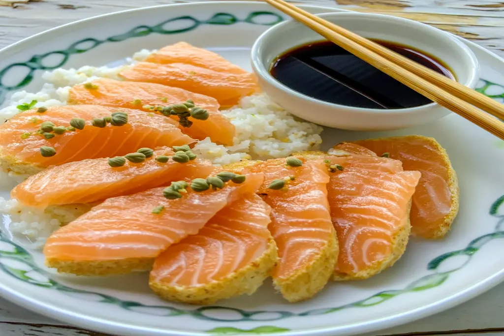 salmon sushi